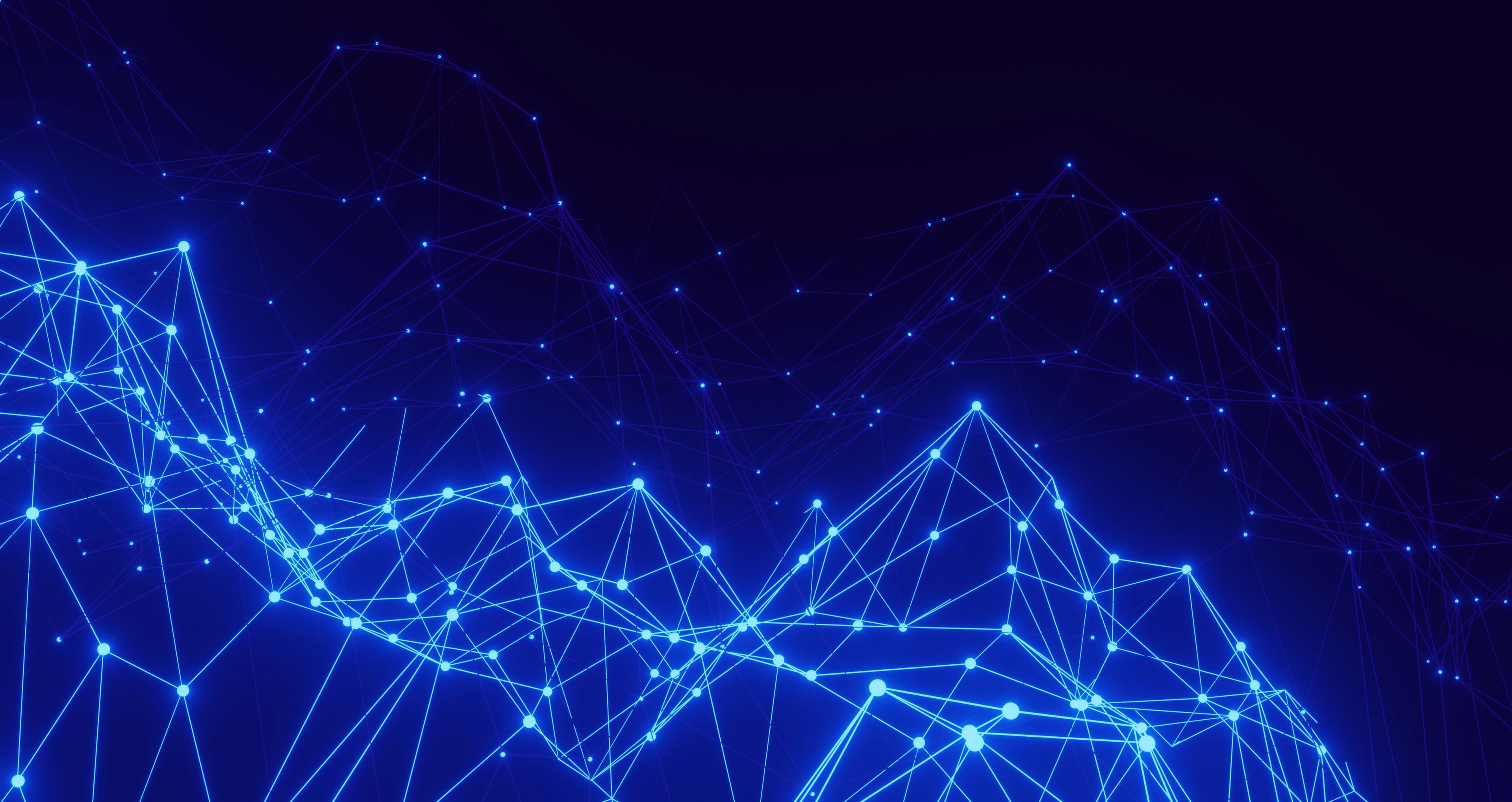 A connected network of data points, representing the OsCFinder pipeline